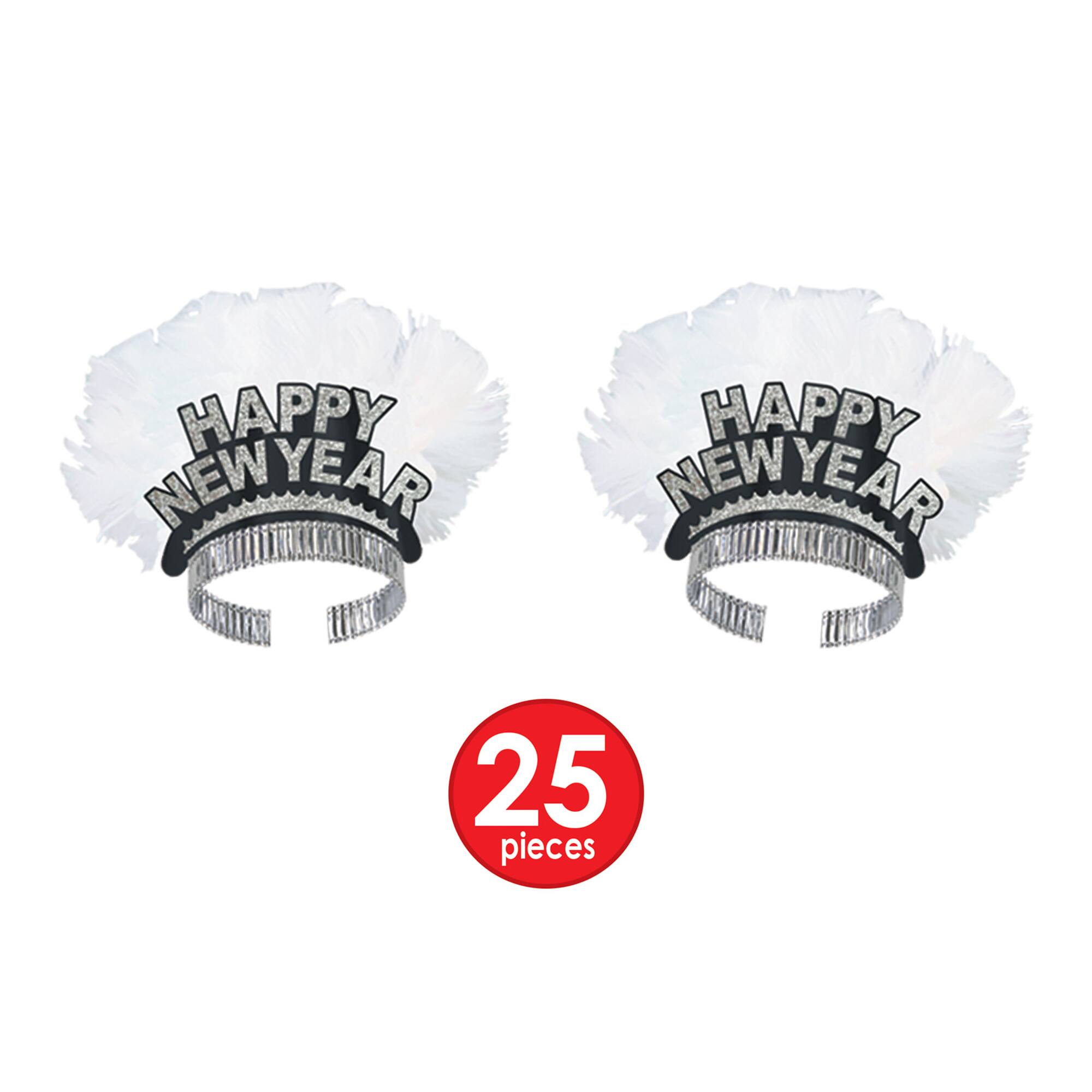 Beistle Black, White & Silver New Year Tuxedo-Nite Party Favor Kit for 50